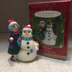 Hallmark Maxine 2000 Ornament “Self Portrait”NIB